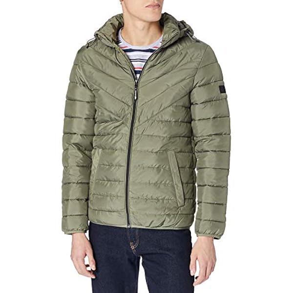 TOM TAILOR Denim Uomini Lichtgewicht jas met afneembare capuchon